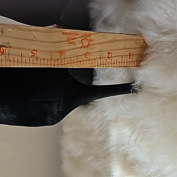 Jessica Simpson black suede stiletto sandals ankle straps high heel - Picture 5 of 13